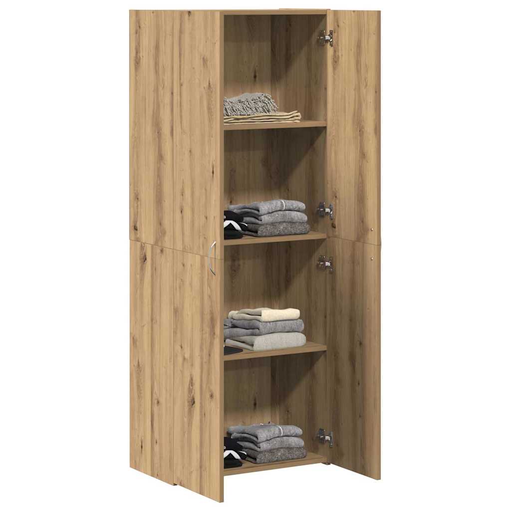 Büroschrank Artisan-Eiche 60 x 32 x 152,5 cm Holzwerkstoff