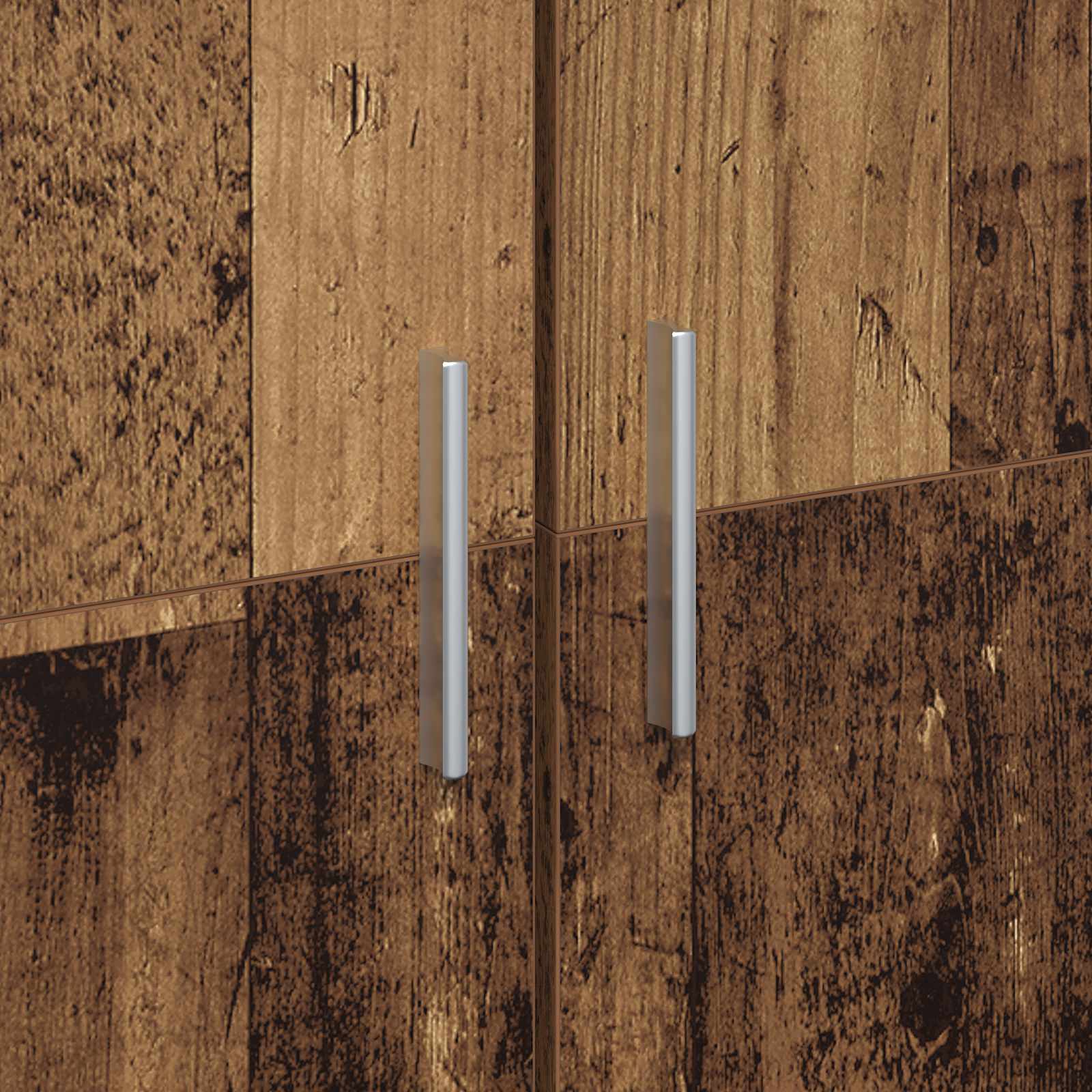 Highboard Altholz 70 x 33,5 x 180 cm Holzwerkstoff