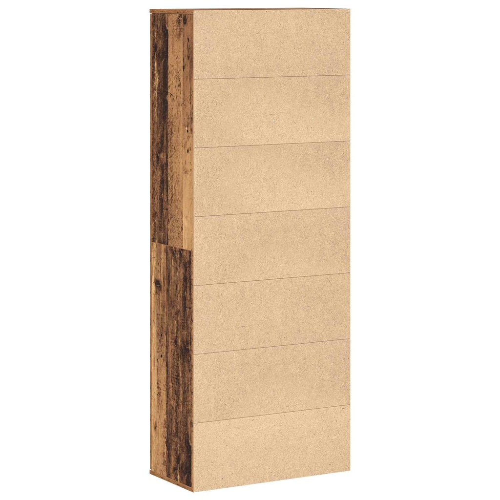 Highboard Altholz 70 x 33,5 x 180 cm Holzwerkstoff