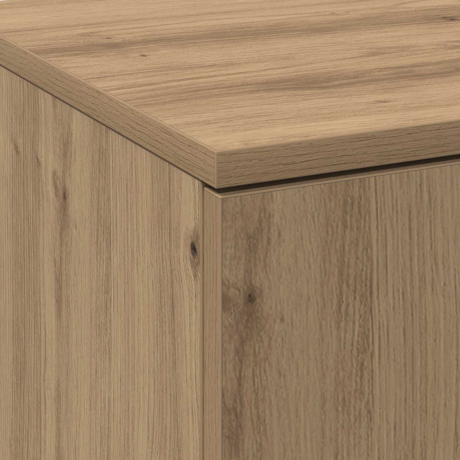 Highboard Artisan-Eiche 70 x 33,5 x 180 cm Holzwerkstoff