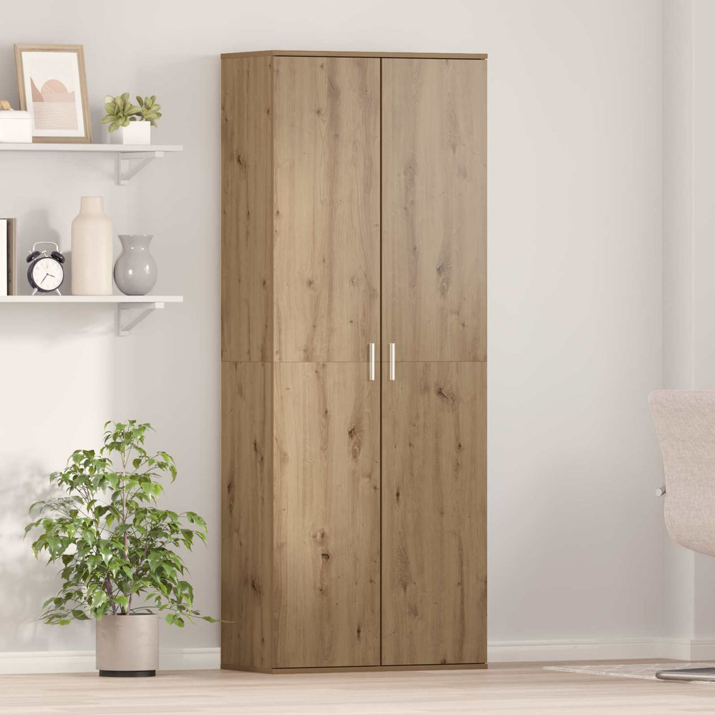 Highboard Artisan-Eiche 70 x 33,5 x 180 cm Holzwerkstoff