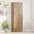 Highboard Eiche handwerklich 60 x 35 x 180 cm Holzwerkstoff
