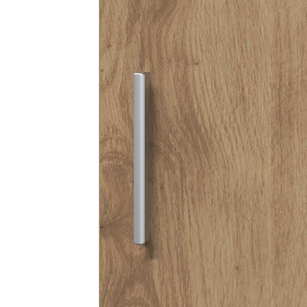 Highboard 2 pcs Artisan-Eiche 30 x 42,5 x 185 cm