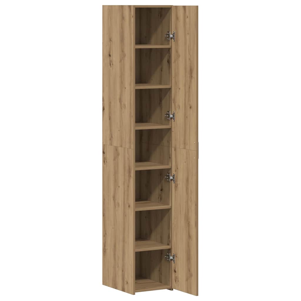 Highboard 2 pcs Artisan-Eiche 30 x 42,5 x 185 cm