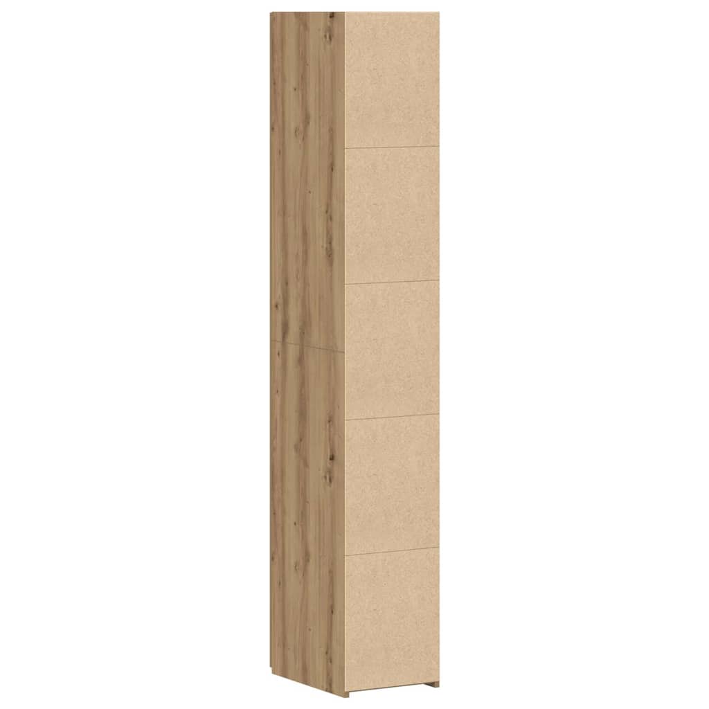 Highboard 2 pcs Artisan-Eiche 30 x 42,5 x 185 cm