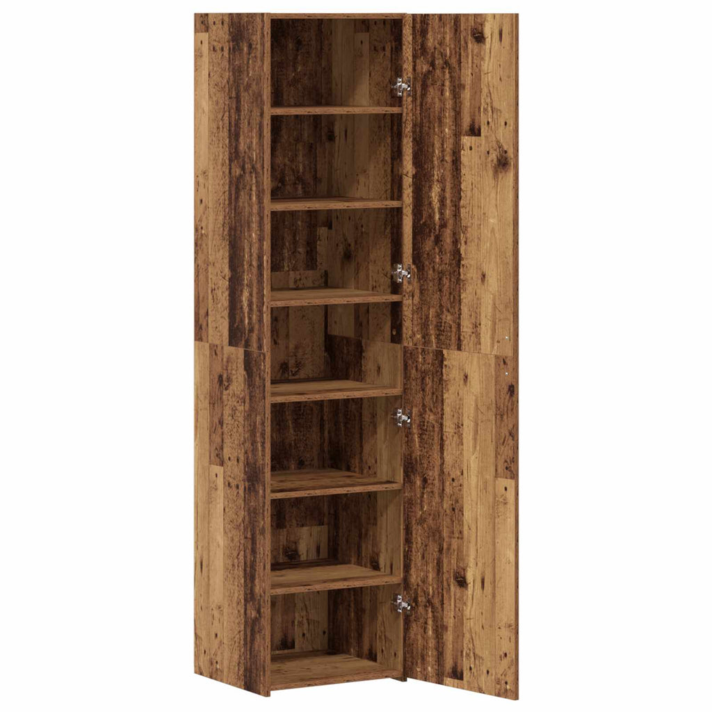 Highboard Altholz 45 x 42,5 x 185 cm