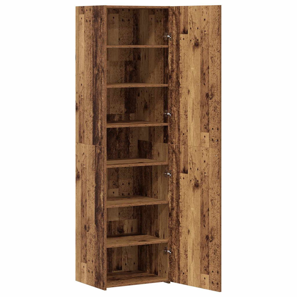 Highboard 2 pcs Altholz 50 x 42,5 x 185 cm
