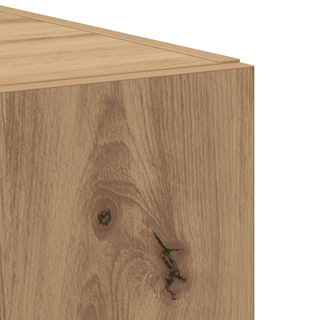 Highboard 2 pcs Artisan-Eiche 50 x 42,5 x 185 cm