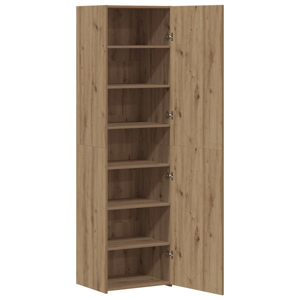 Highboard 2 pcs Artisan-Eiche 50 x 42,5 x 185 cm