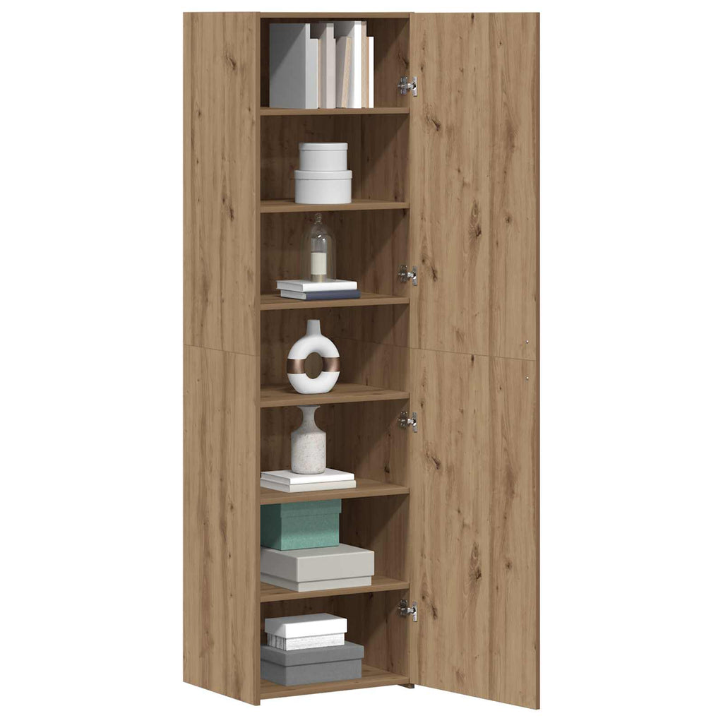 Highboard 2 pcs Artisan-Eiche 50 x 42,5 x 185 cm