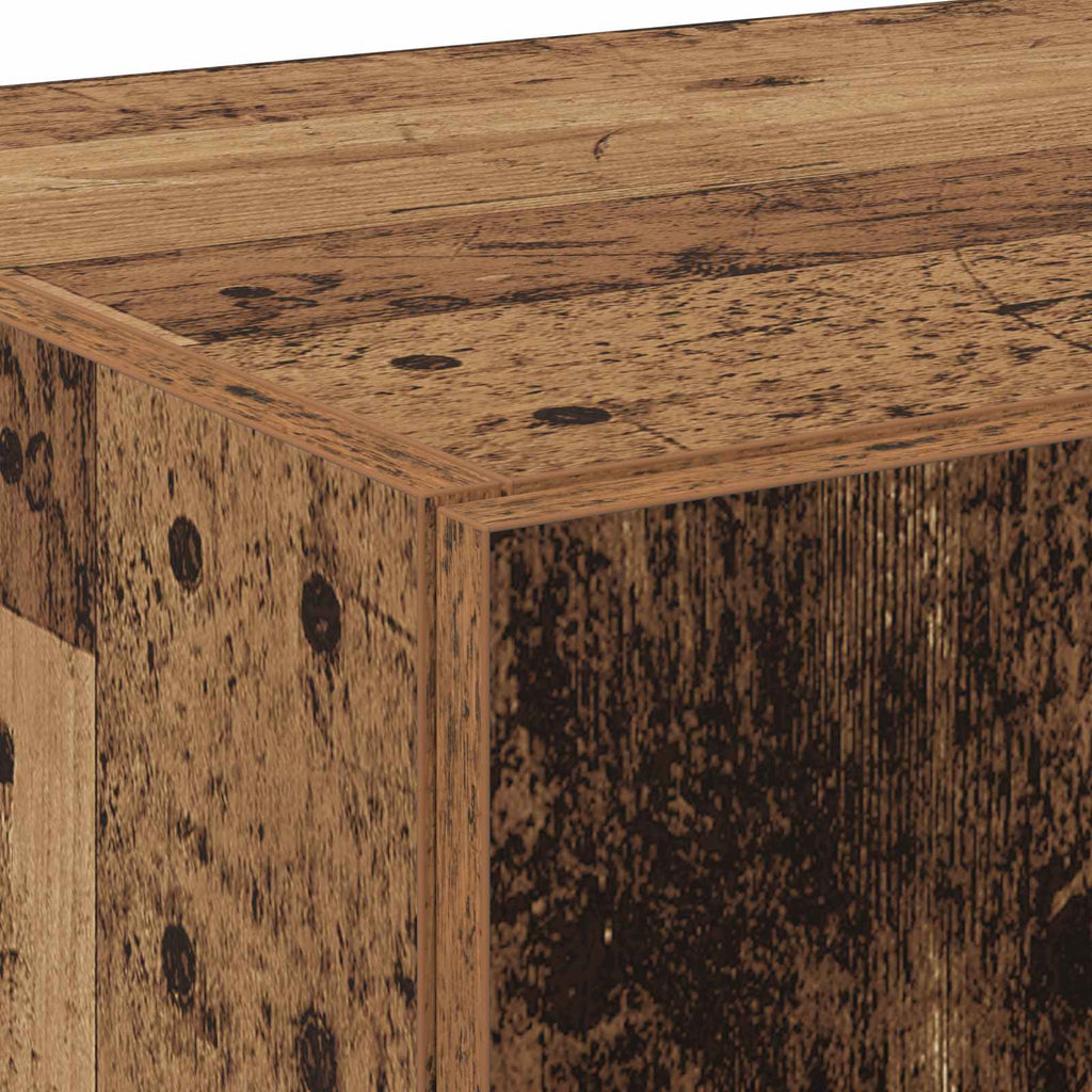 Highboard 2 pcs Altholz 70 x 42,5 x 185 cm