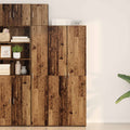 Highboard 2 pcs Altholz 70 x 42,5 x 185 cm