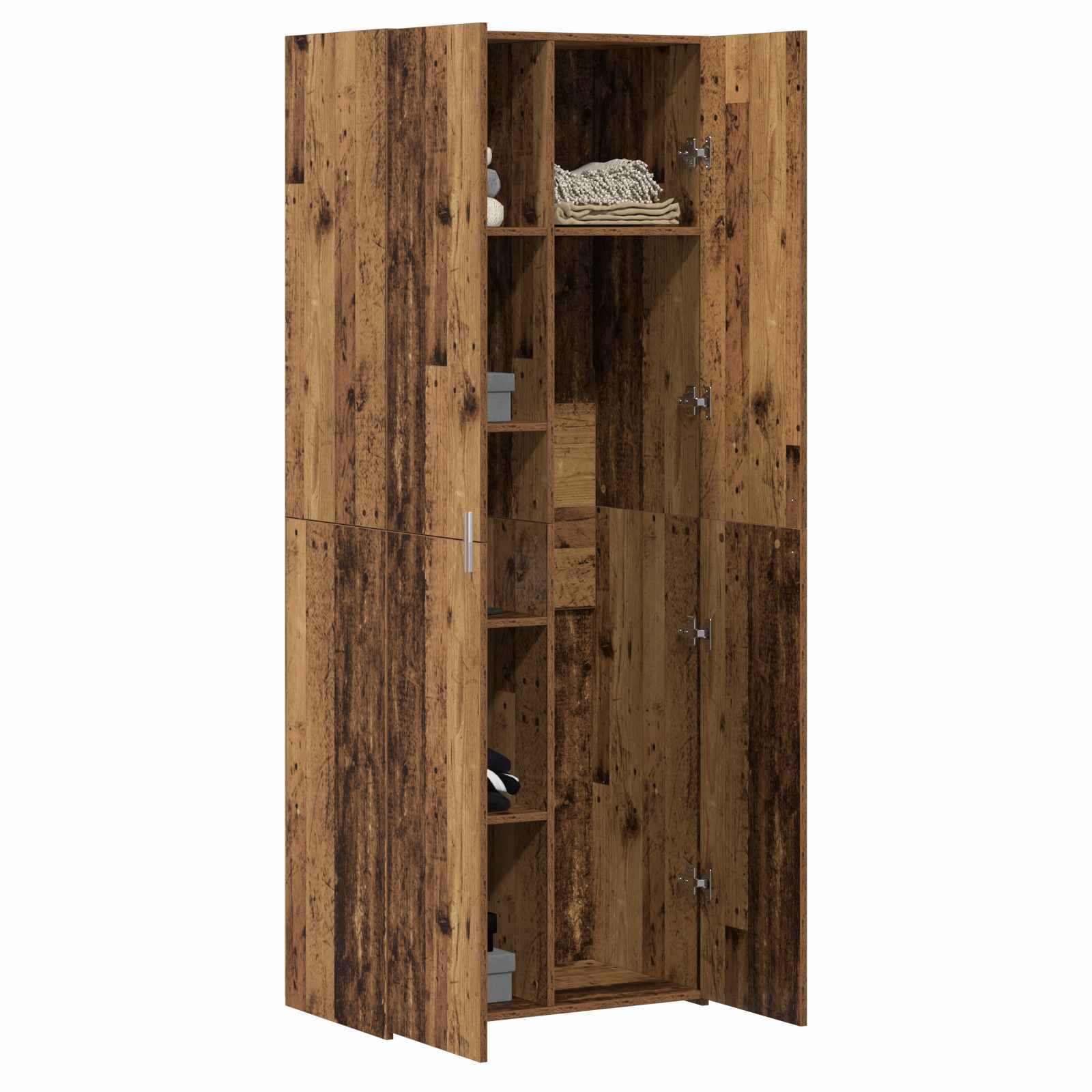 Highboard 2 pcs Altholz 70 x 42,5 x 185 cm