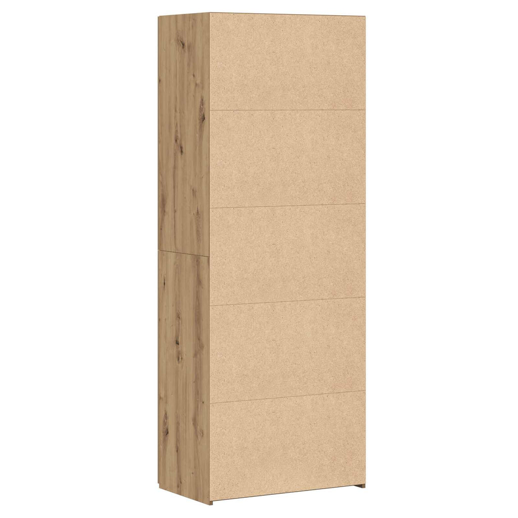 Highboard 2 pcs Artisan-Eiche 70 x 42,5 x 185 cm