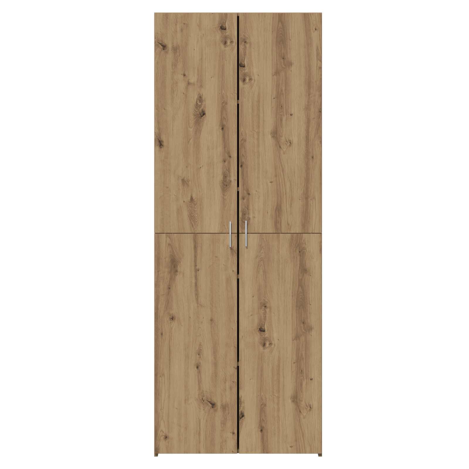 Highboard 2 pcs Artisan-Eiche 70 x 42,5 x 185 cm