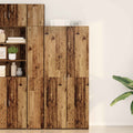 Highboard 2 pcs Altholz 80 x 42 x 185 cm