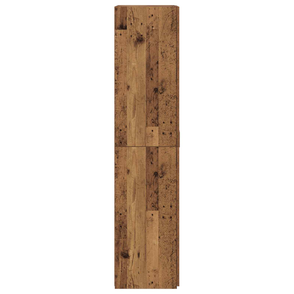 Highboard 2 pcs Altholz 80 x 42 x 185 cm