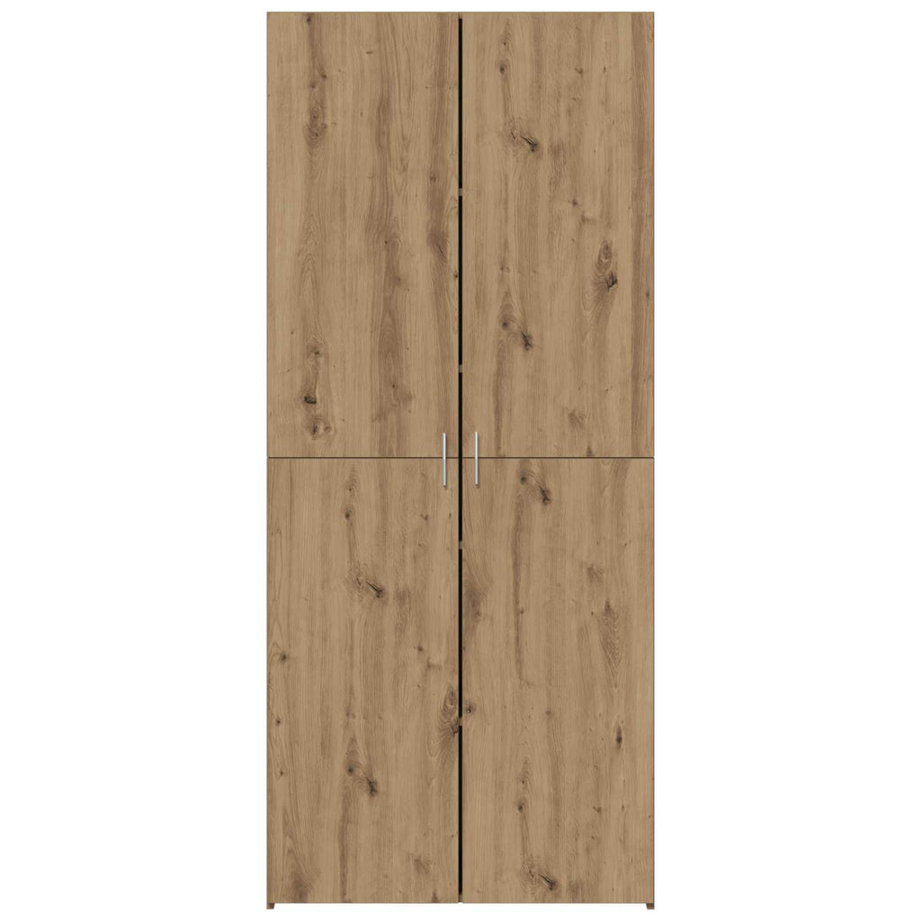 Highboard 2 pcs Artisan-Eiche 80 x 42 x 185 cm