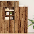 Aufbewahrungsschrank 2 pcs Altholz 30 x 42,5 x 225 cm
