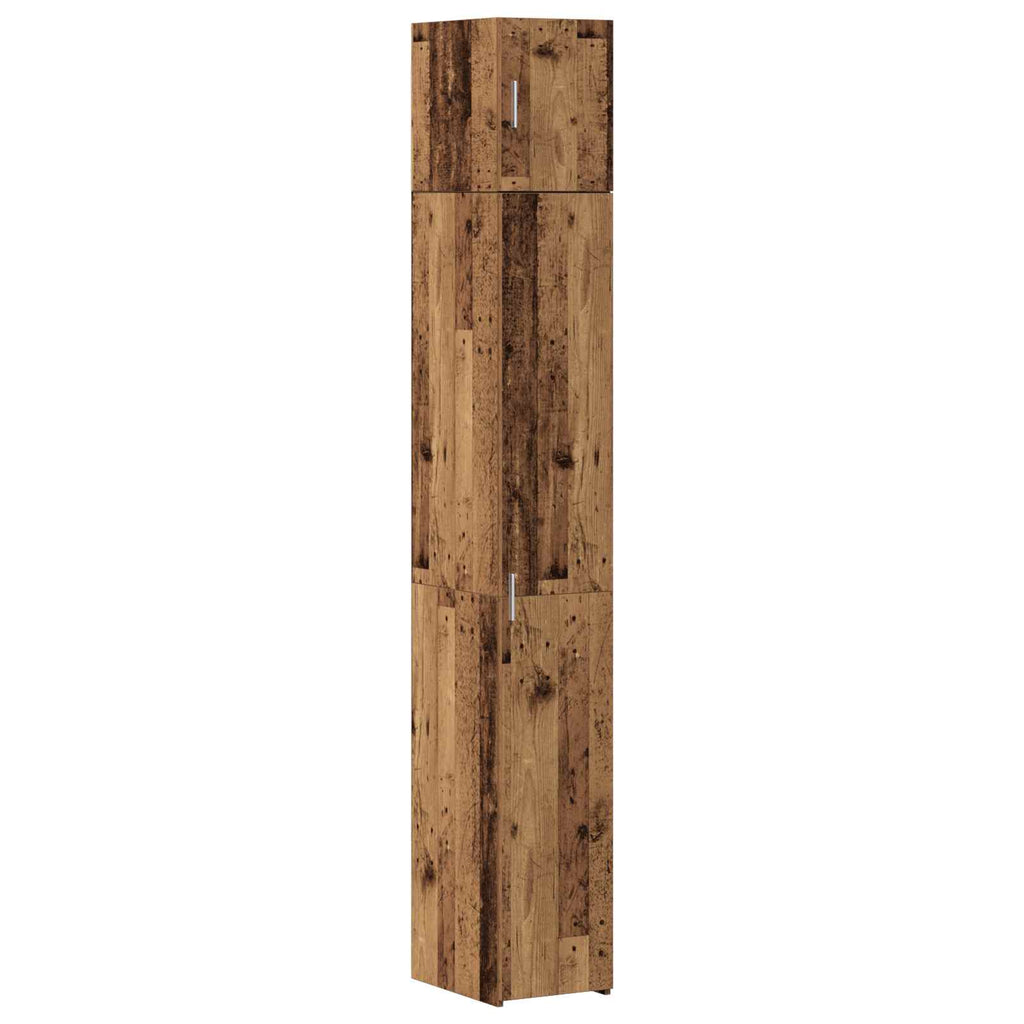 Aufbewahrungsschrank 2 pcs Altholz 30 x 42,5 x 225 cm