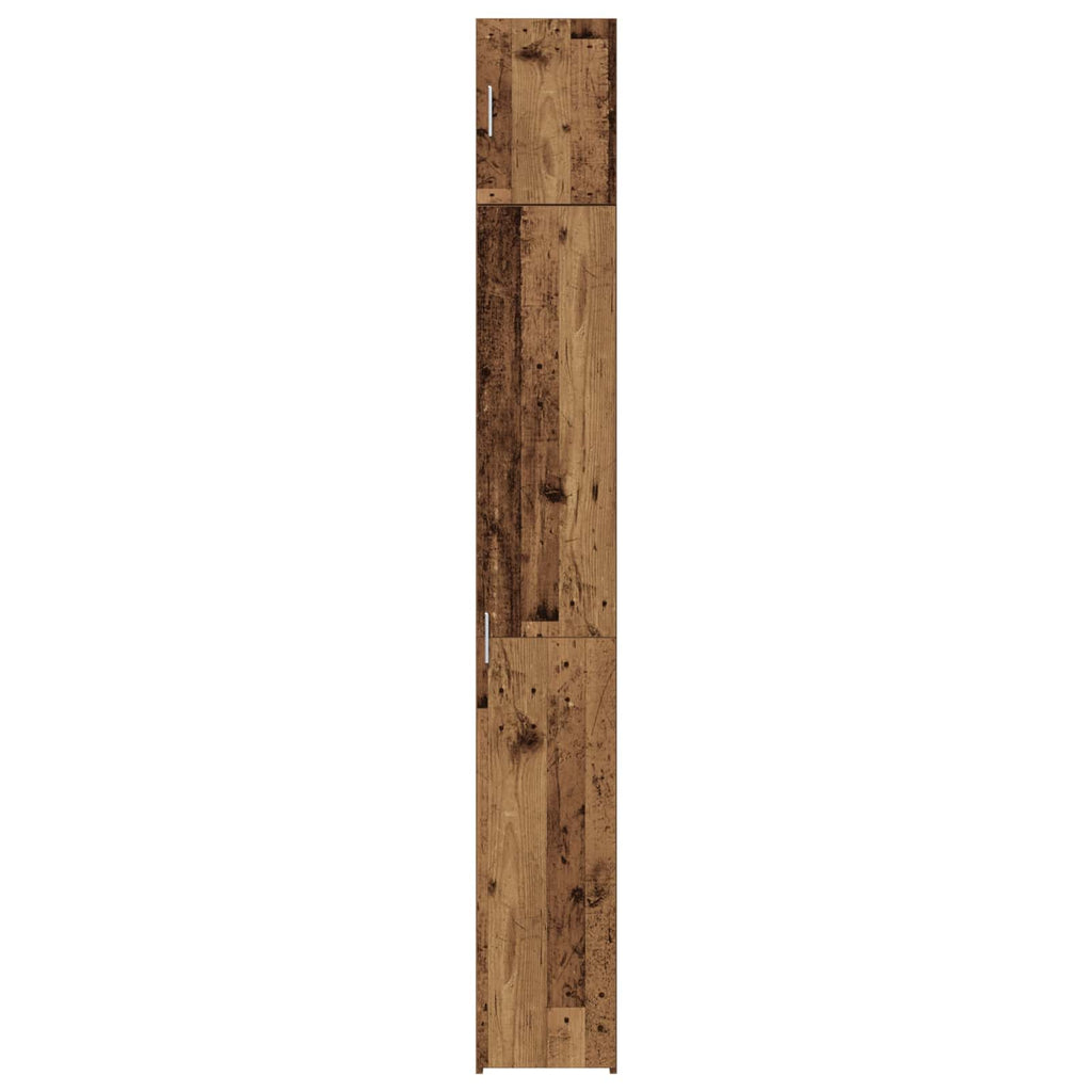 Aufbewahrungsschrank 2 pcs Altholz 30 x 42,5 x 225 cm