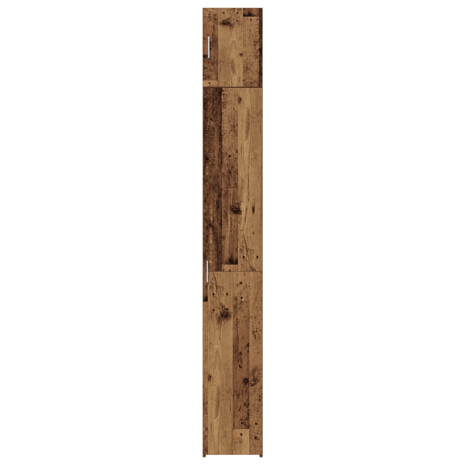 Aufbewahrungsschrank 2 pcs Altholz 30 x 42,5 x 225 cm