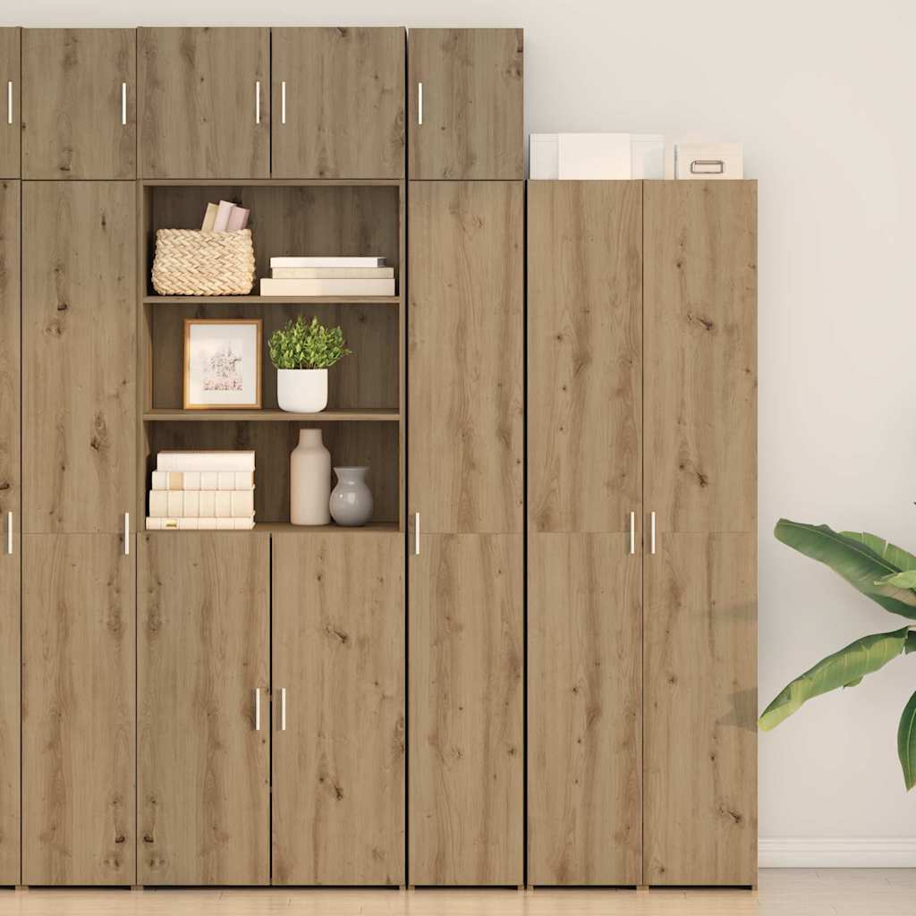 Aufbewahrungsschrank 2 pcs Artisan-Eiche 30 x 42,5 x 225 cm