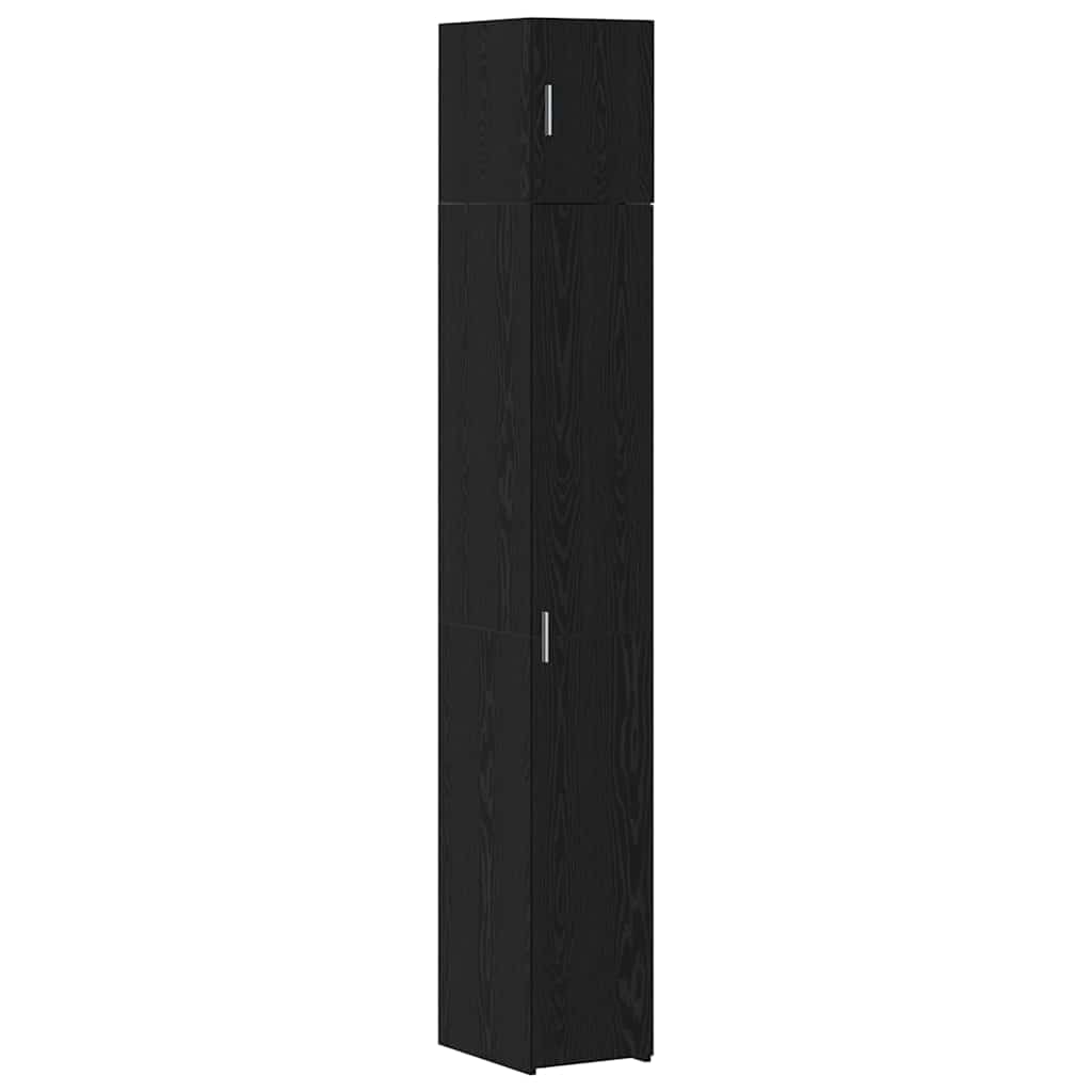 Aufbewahrungsschrank 2 pcs Schwarze Eiche 30 x 42,5 x 225 cm