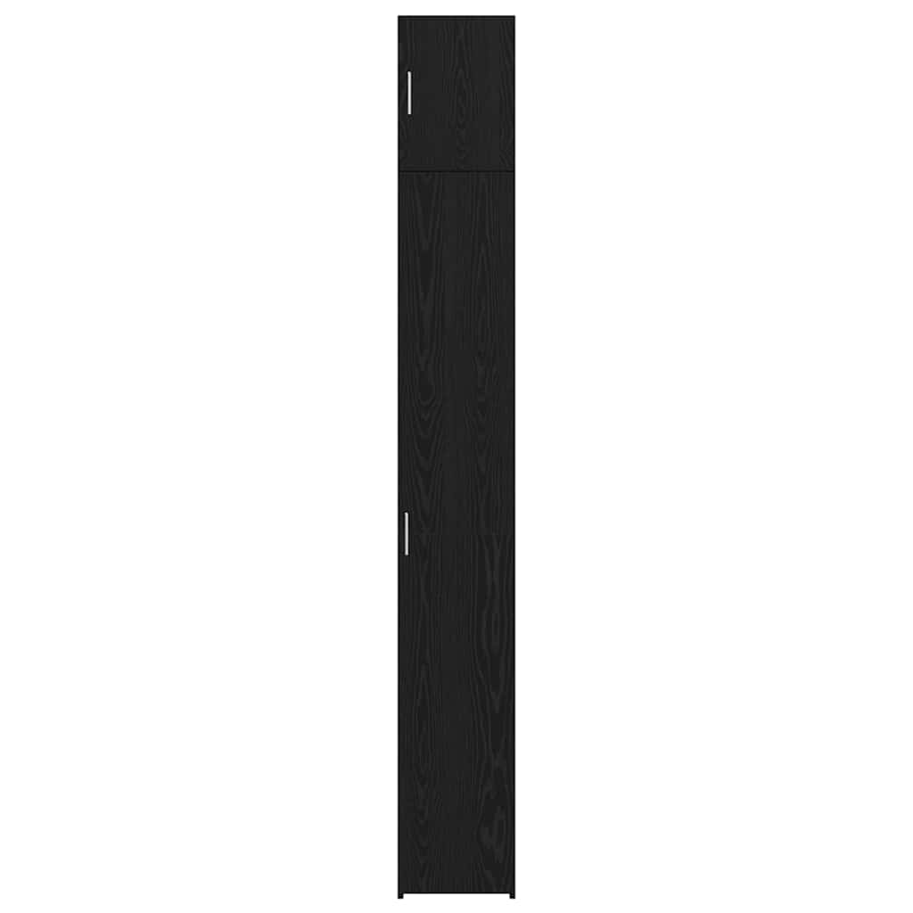 Aufbewahrungsschrank 2 pcs Schwarze Eiche 30 x 42,5 x 225 cm
