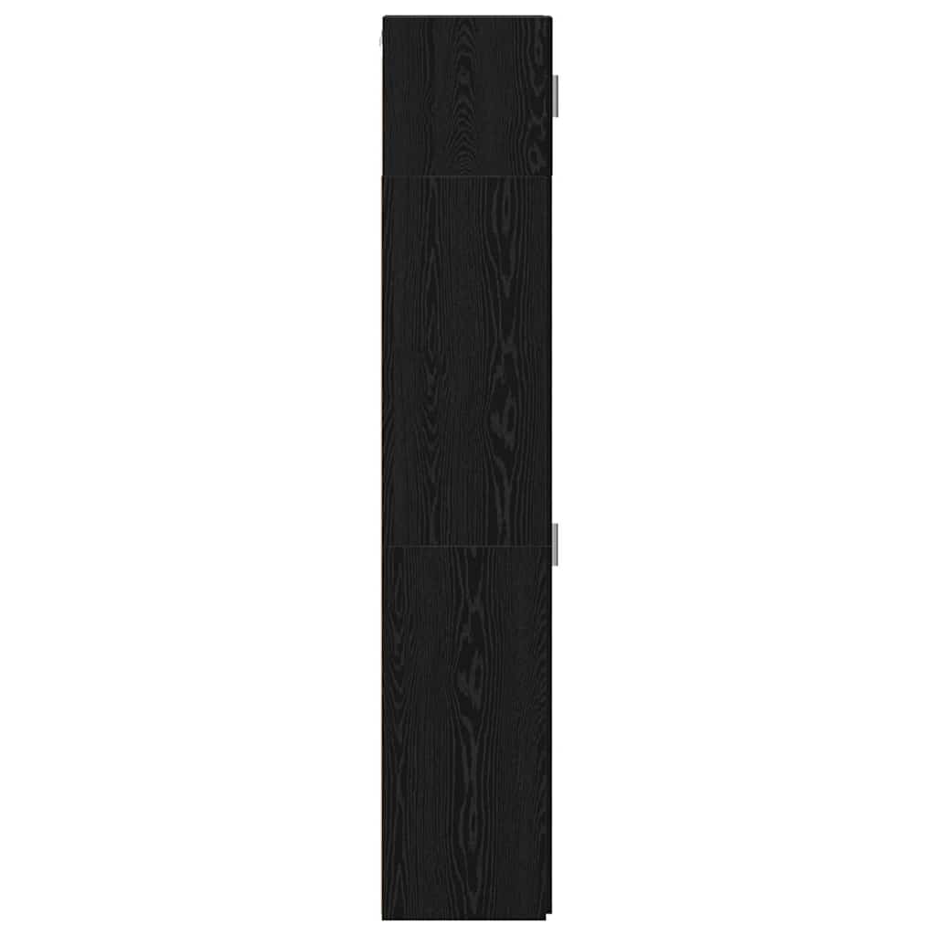 Aufbewahrungsschrank 2 pcs Schwarze Eiche 30 x 42,5 x 225 cm