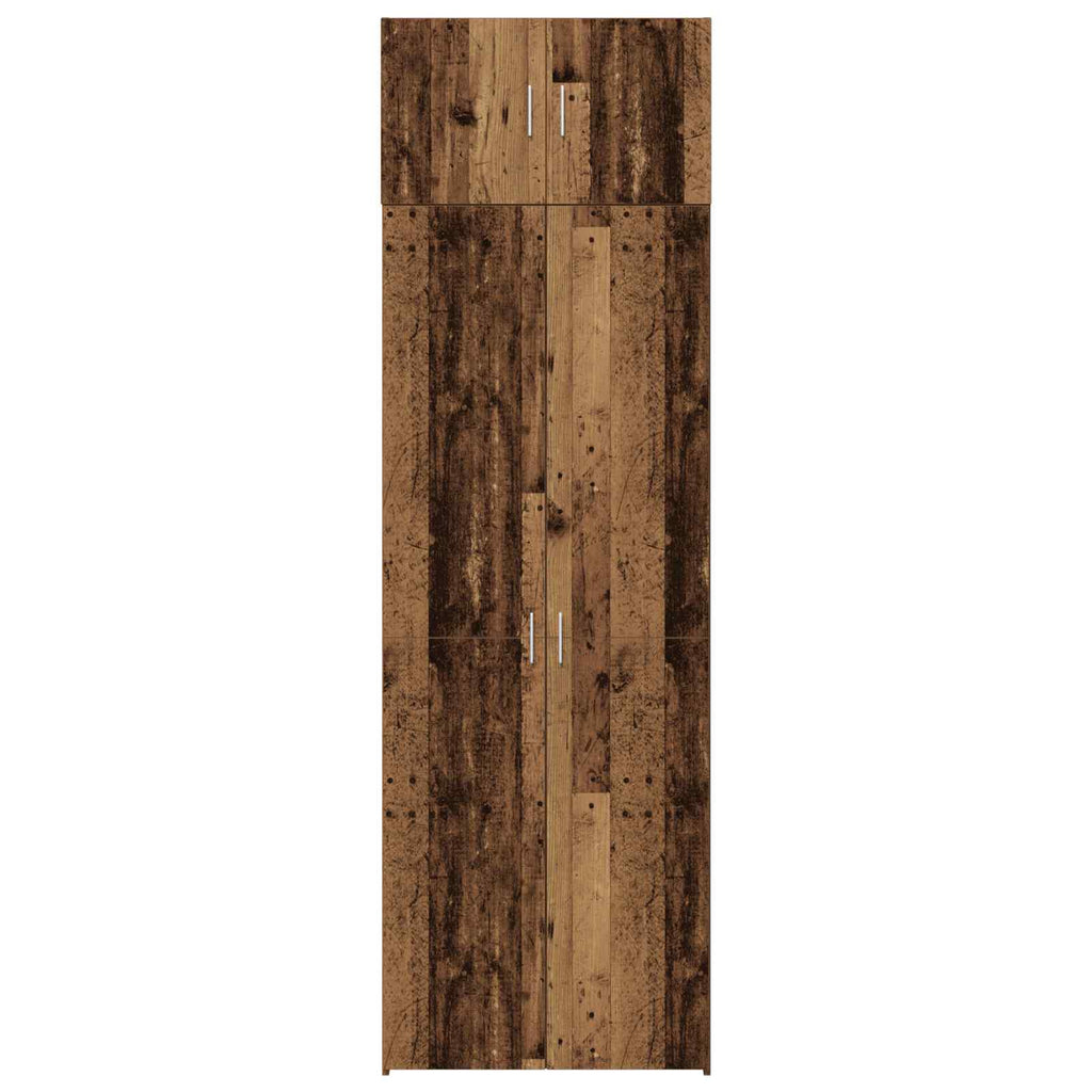 Aufbewahrungsschrank 3 pcs Altholz