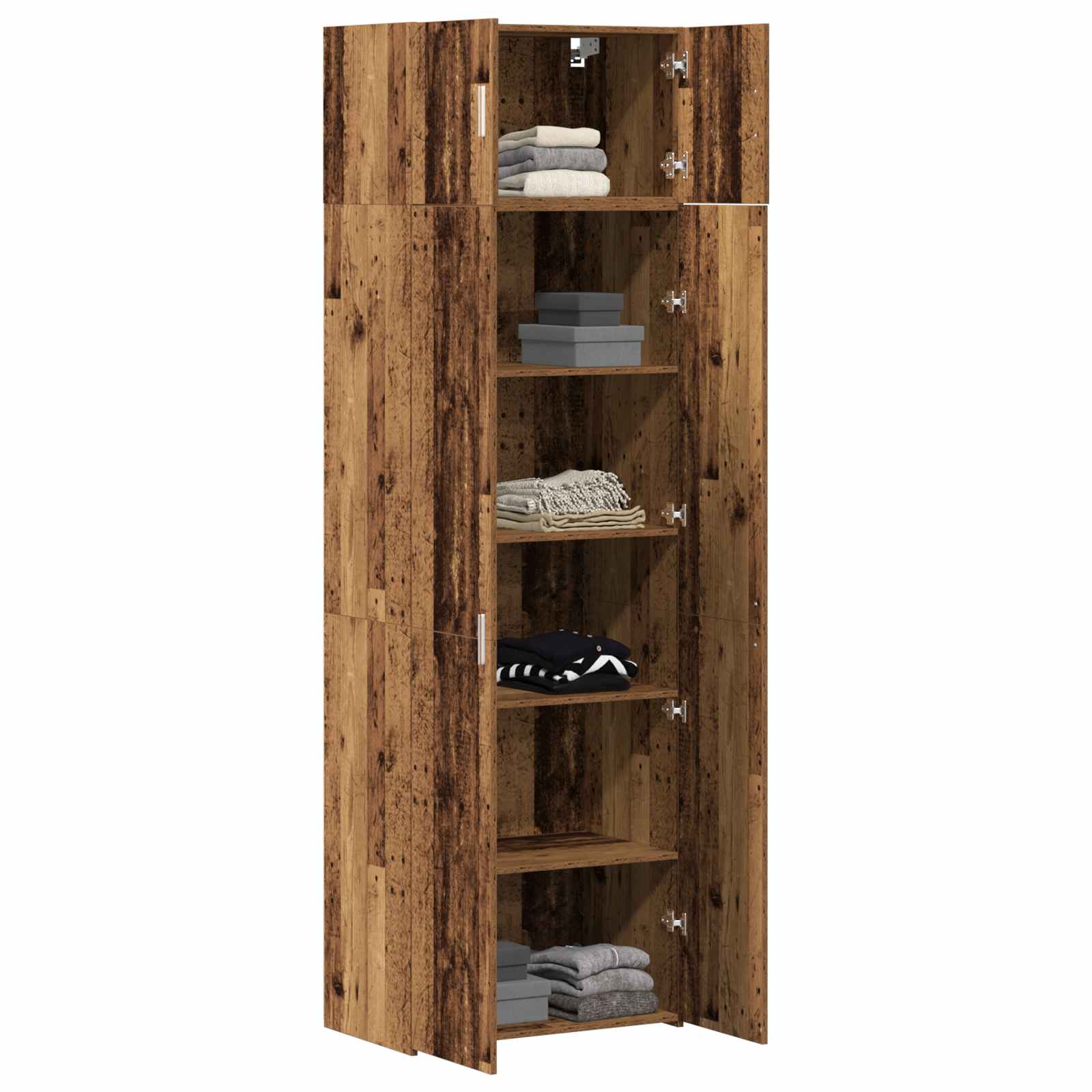 Aufbewahrungsschrank 3 pcs Altholz