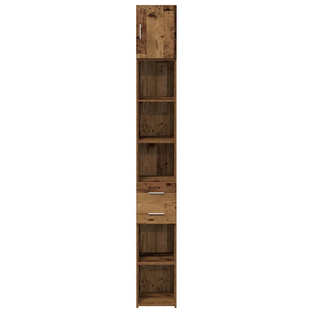 Aufbewahrungsschrank 2 pcs Altholz 30 x 42,5 x 225 cm