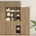 Aufbewahrungsschrank 2 pcs Artisan-Eiche 30 x 42,5 x 225 cm