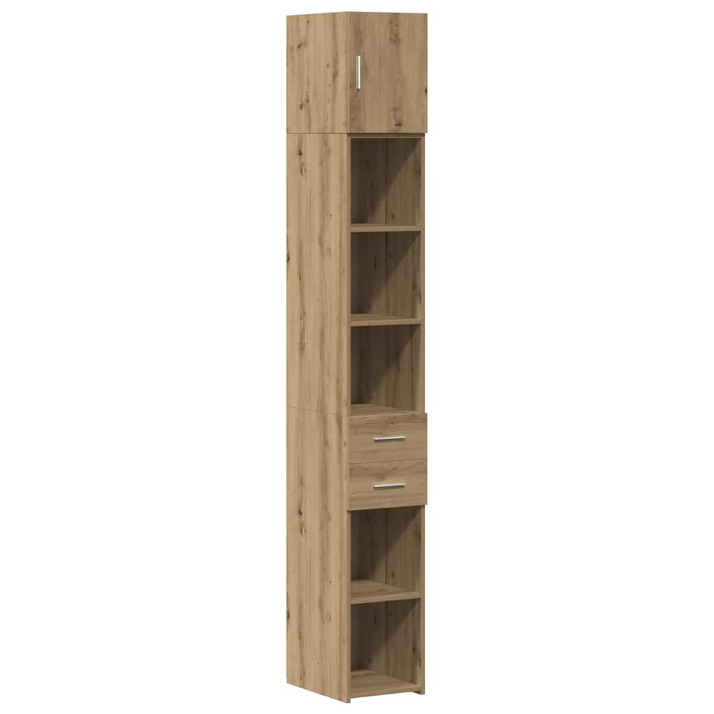 Aufbewahrungsschrank 2 pcs Artisan-Eiche 30 x 42,5 x 225 cm