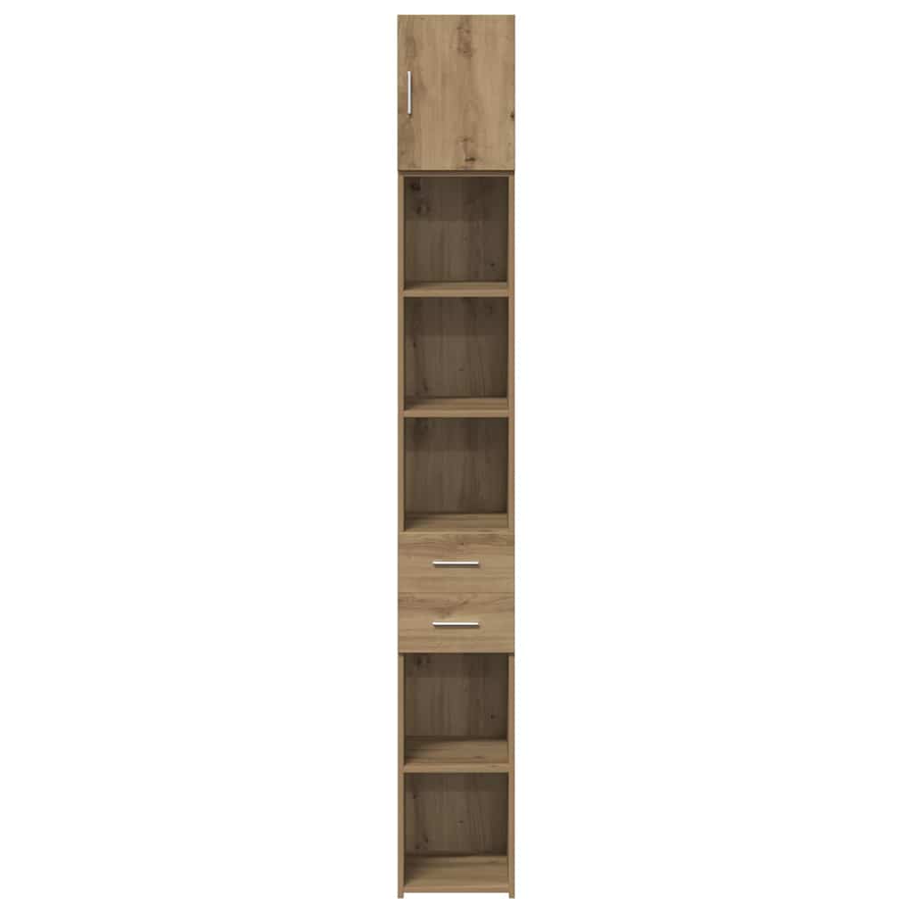 Aufbewahrungsschrank 2 pcs Artisan-Eiche 30 x 42,5 x 225 cm