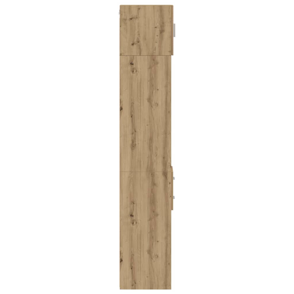 Aufbewahrungsschrank 2 pcs Artisan-Eiche 30 x 42,5 x 225 cm