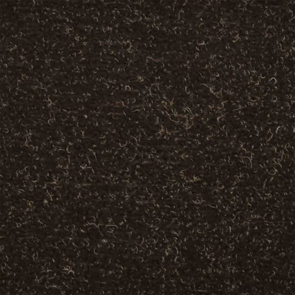Stufenmatten Selbstklebend 20 Stk. 65x21x4 cm Dunkelbraun Halbrund Groß