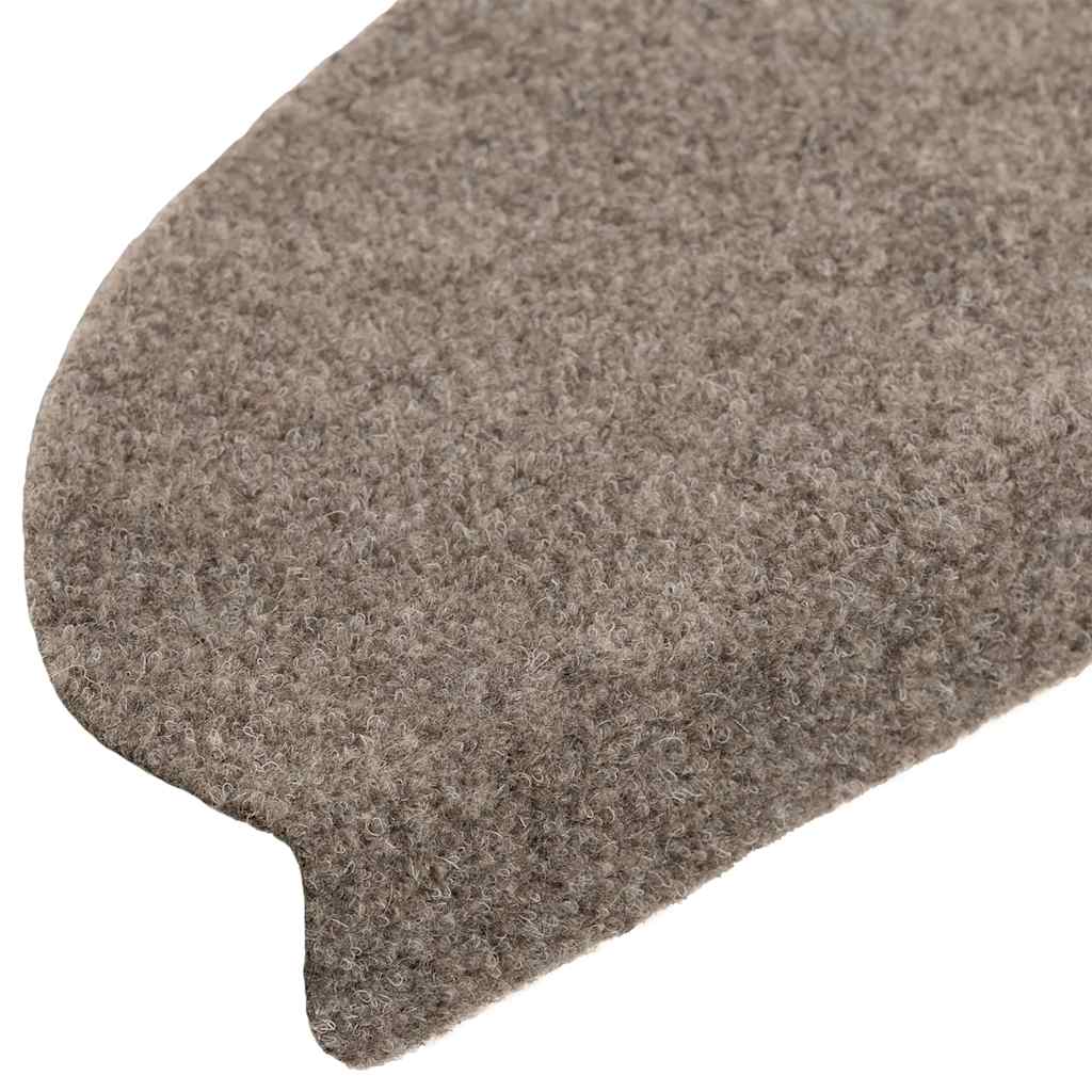 Stufenmatten Selbstklebend 20 Stk. 65x21x4 cm Beige Halbrund Groß