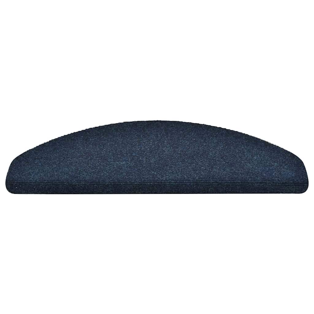 Stufenmatten Selbstklebend 20 Stk. 65x21x4 cm Marineblau Halbrund Groß