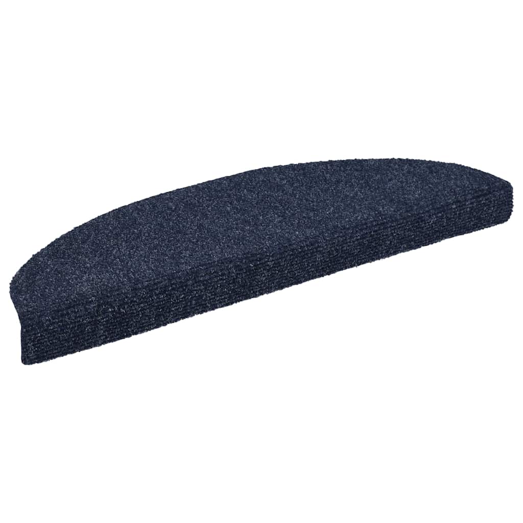 Stufenmatten Selbstklebend 30 Stk. 65x21x4 cm Blau Halbrund Groß