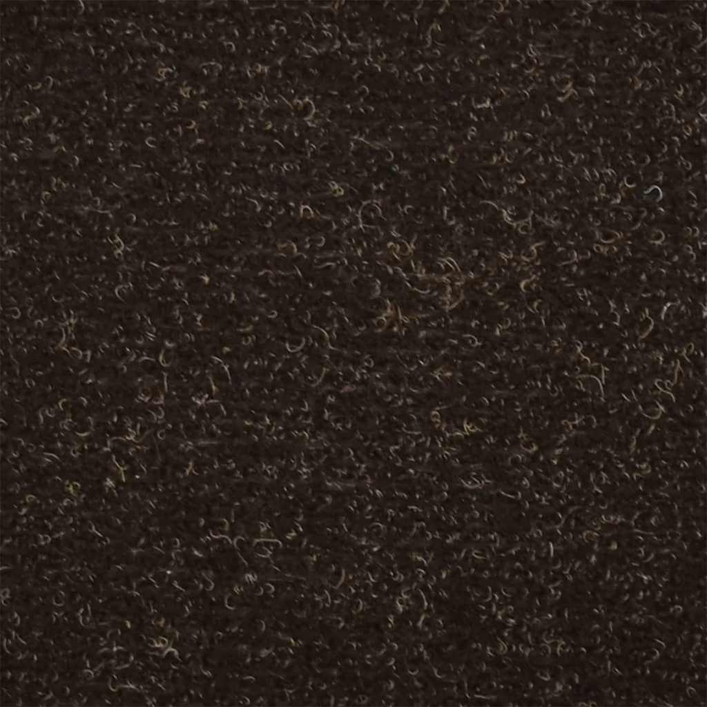 Stufenmatten Selbstklebend 30 Stk. 65x21x4 cm Dunkelbraun Halbrund Groß
