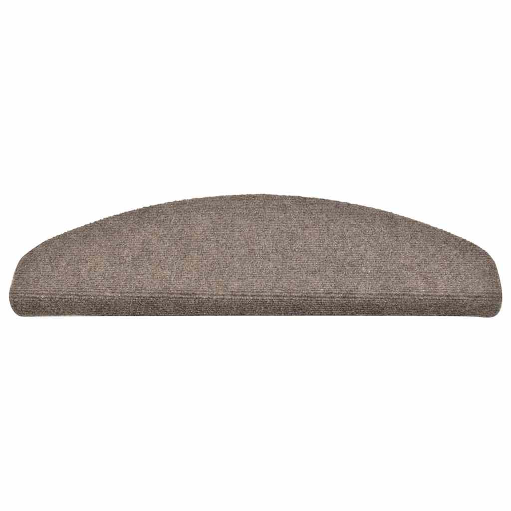 Stufenmatten Selbstklebend 30 Stk. 65x21x4 cm Beige Halbrund Groß