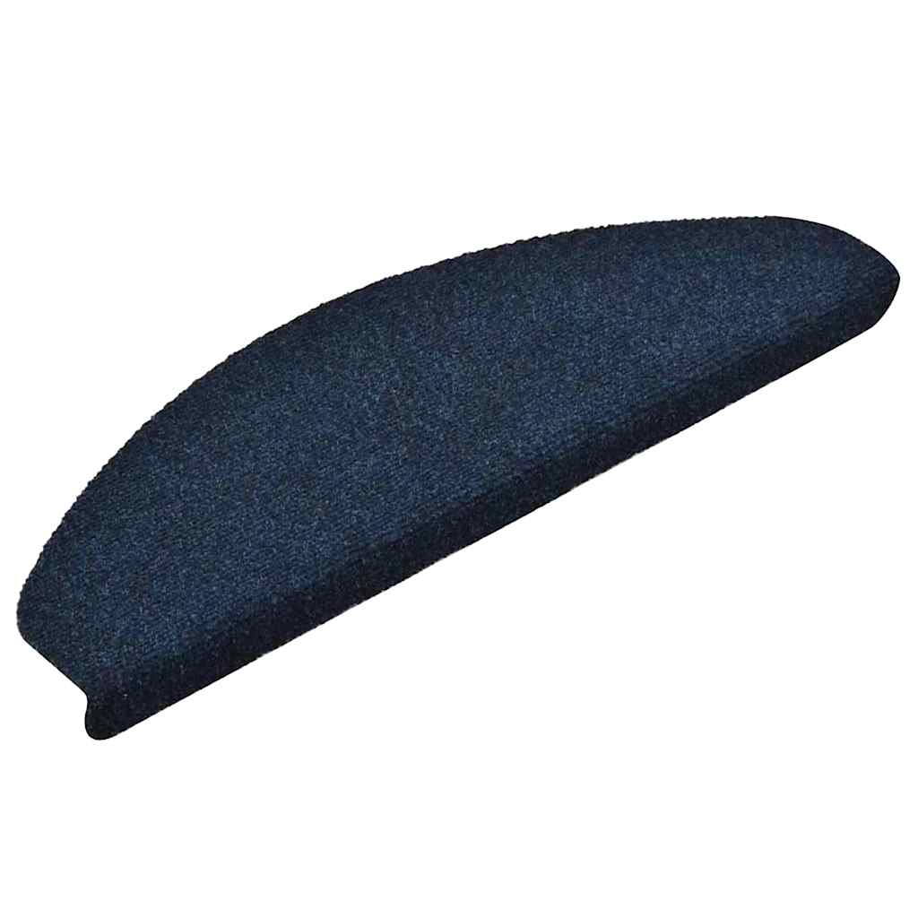 Stufenmatten Selbstklebend 30 Stk. 65x21x4 cm Marineblau Halbrund Groß