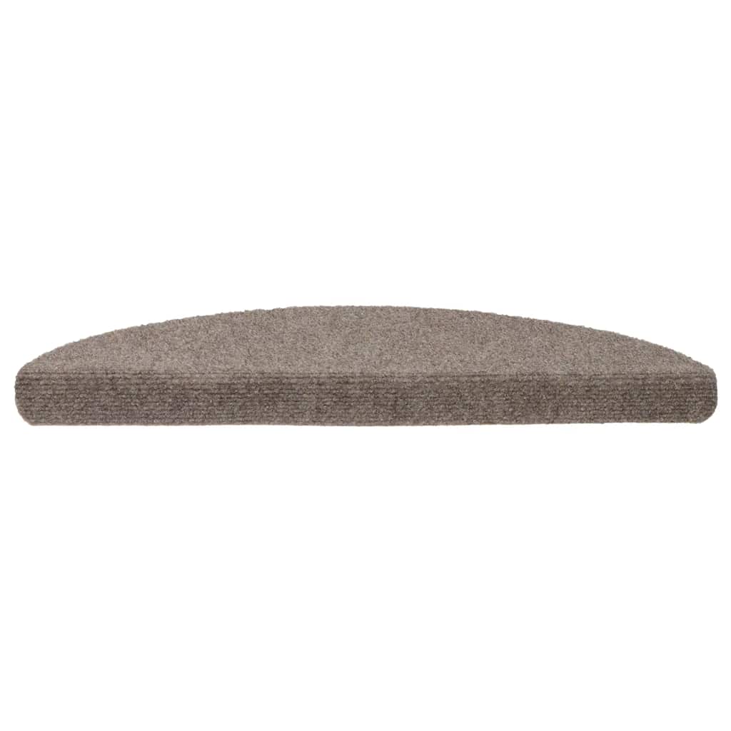 Stufenmatten Selbstklebend 20 Stk. 56x17x3 cm Beige Halbrund