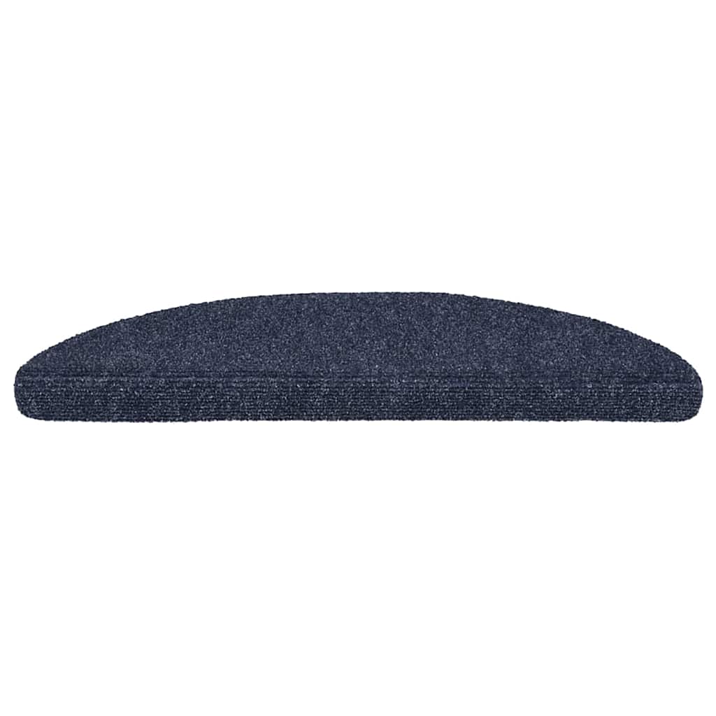 Stufenmatten Selbstklebend 30 Stk. 56x17x3 cm Blau Halbrund