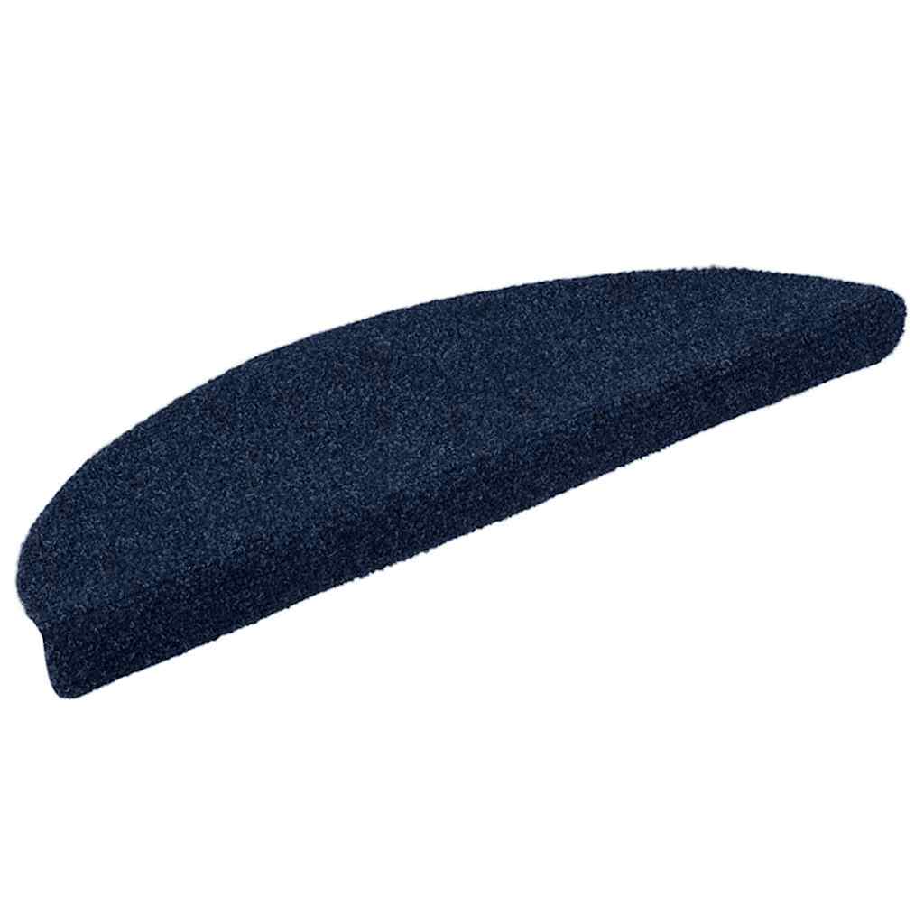 Stufenmatten Selbstklebend 30 Stk. 56x17x3 cm Marineblau Halbrund