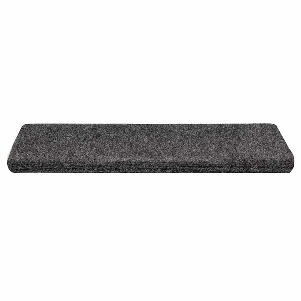 Stufenmatten Selbstklebend 30 Stk. 65x21x4 cm Dunkelgrau Rechteckiger Rand