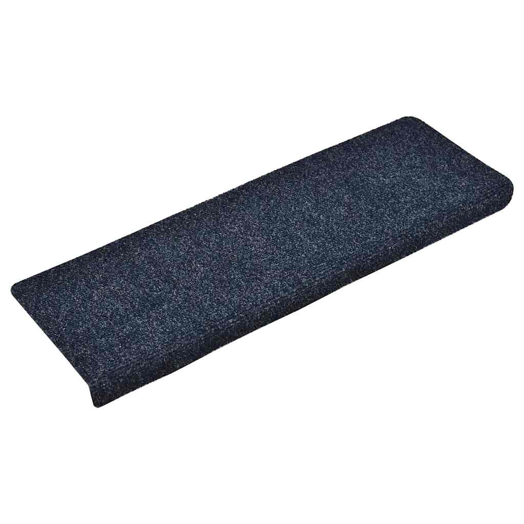 Stufenmatten Selbstklebend 30 Stk. 65x21x4 cm Blau Rechteckiger Rand