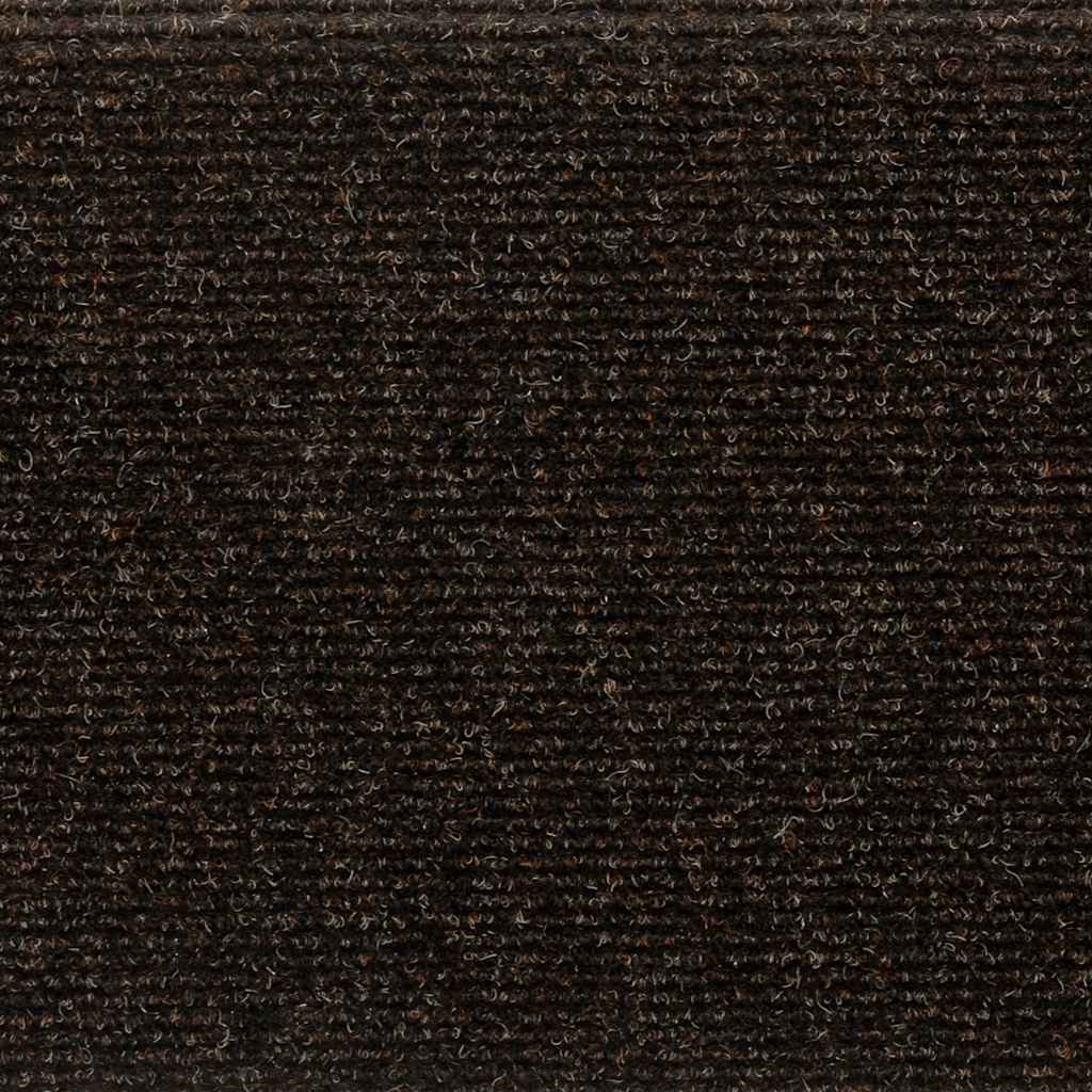 Stufenmatten Selbstklebend 30 Stk. 65x21x4 cm Dunkelbraun Rechteckiger Rand